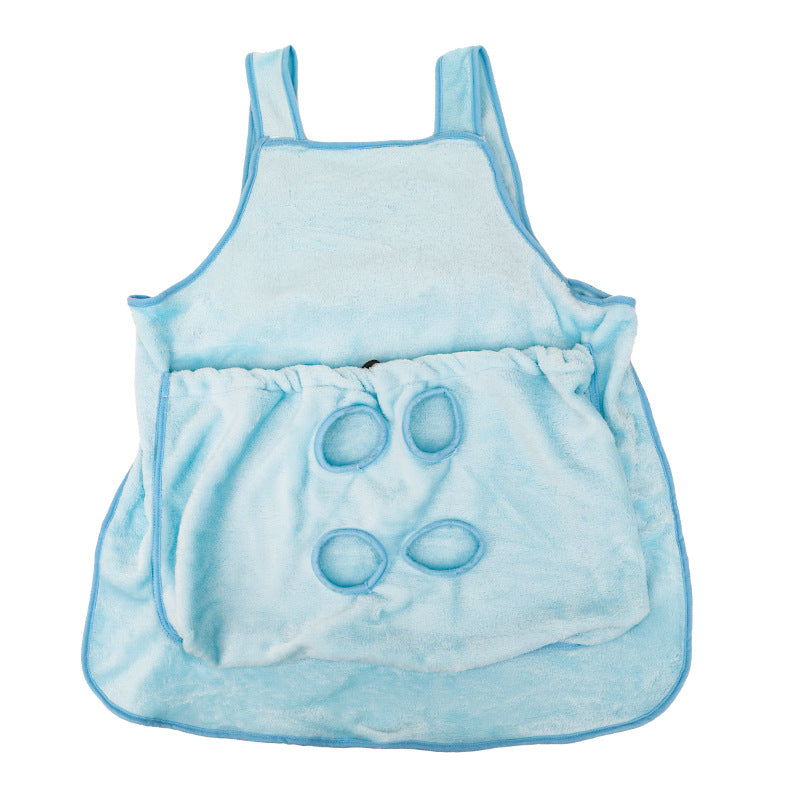 Outdoor Pet Carrier Apron Small Plush Travel Chest Bag