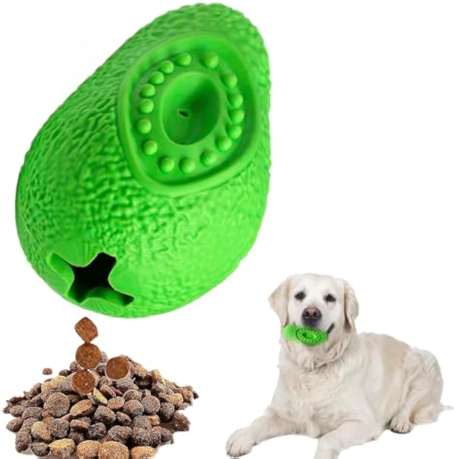 Indestructible Chew-Resistant Safe Rubber Pet Toy