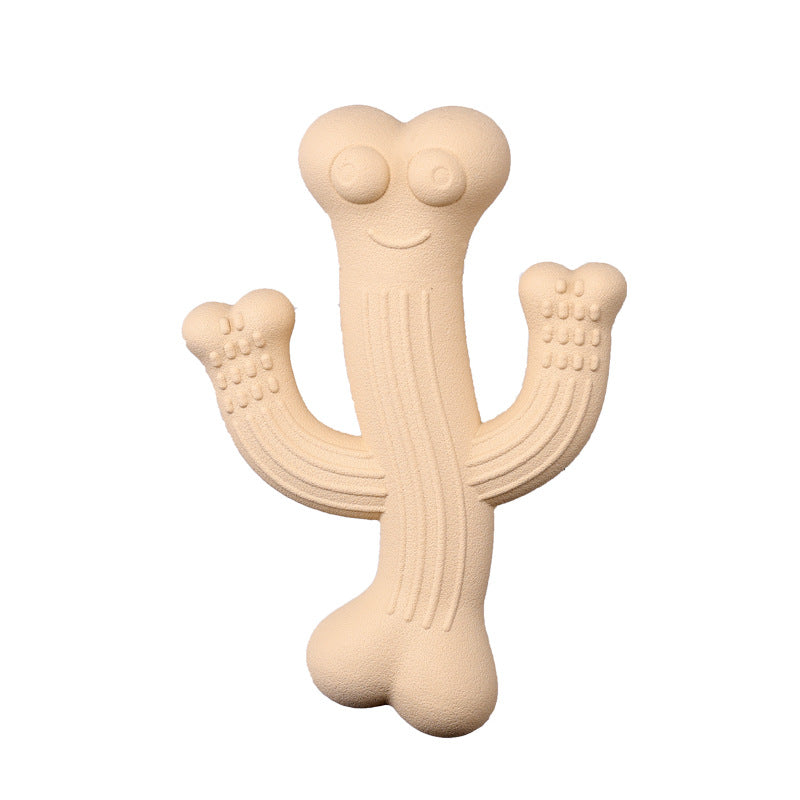 Cactus-Shaped Ultra-Durable Interactive Pet Chew Toy