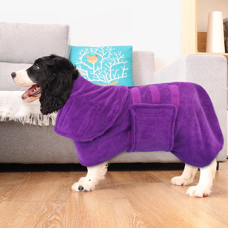Super Absorbent Quick-Dry Pet Bath Towel Soft Fiber
