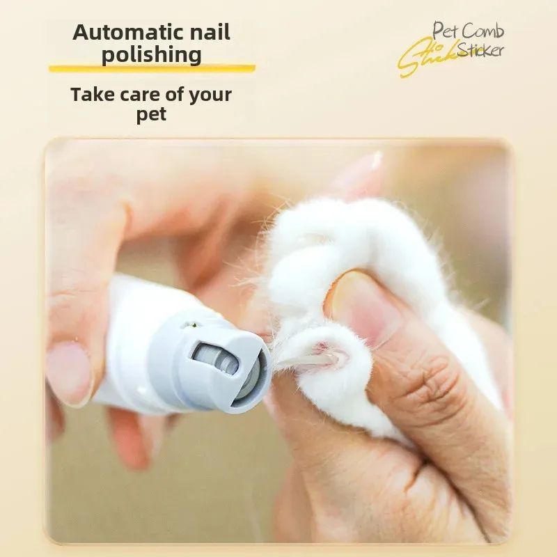 Rechargeable 2-in-1 Electric Pet Nail Trimmer And Brush