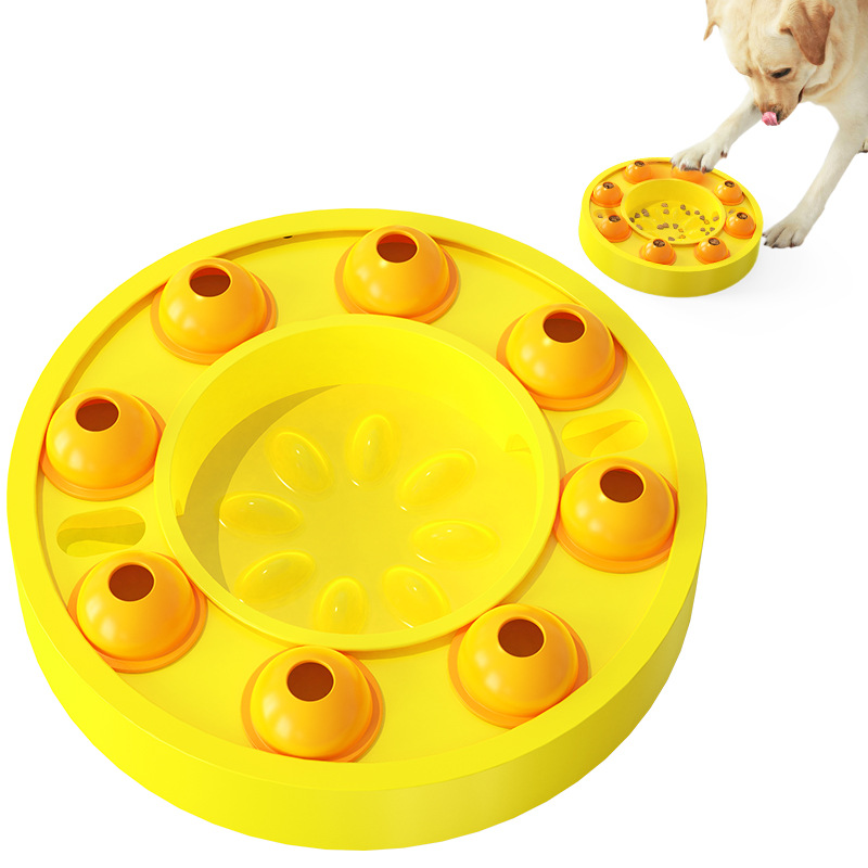 Interactive Puzzle Slow Feeder Pet Treat Dispenser