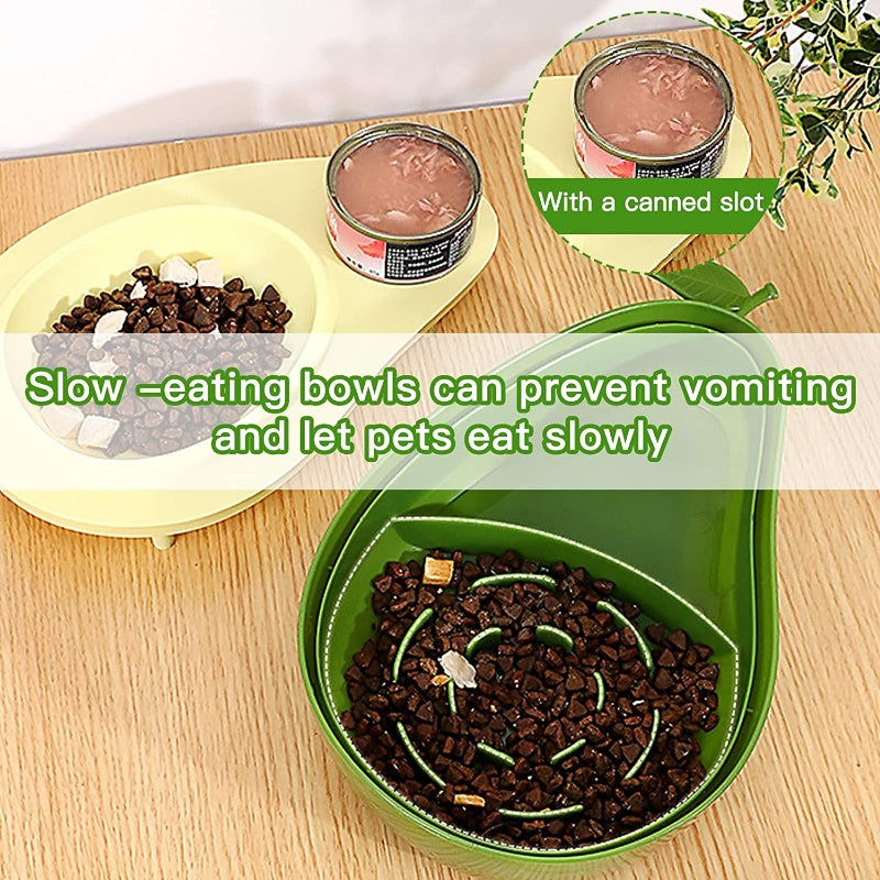 Automatic Avocado-Shaped Pet Water And Food Dispenser