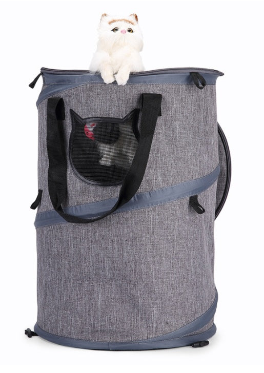Foldable Pet Carrier Bag Portable Travel Bed and Tunnel