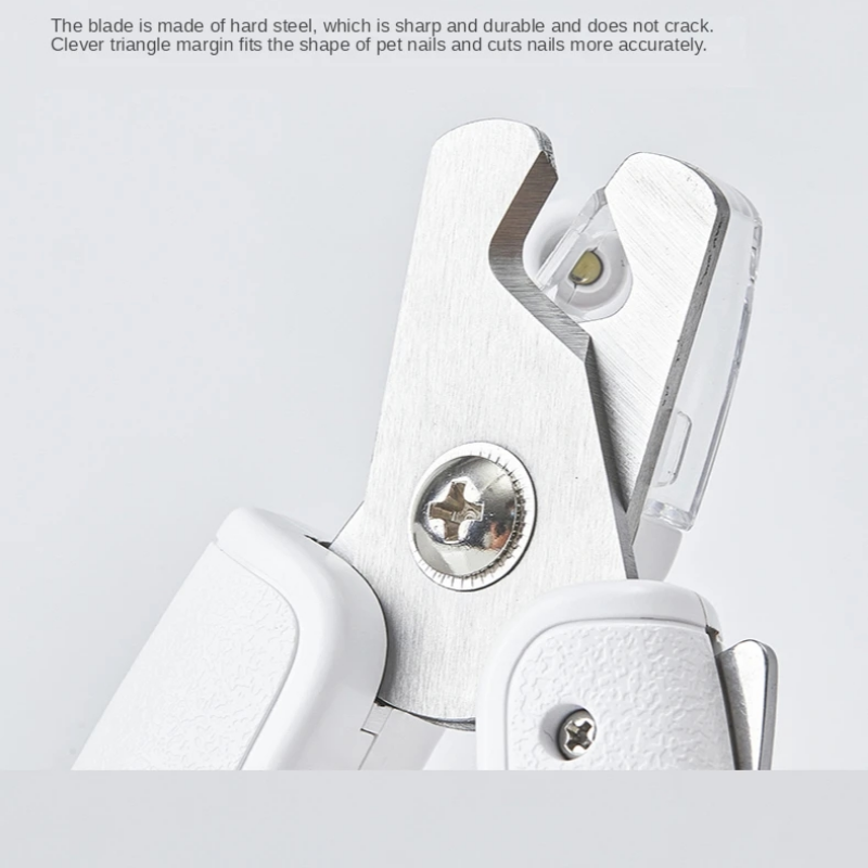 Professional Pet Nail Clipper Scissors With LED Trimmer