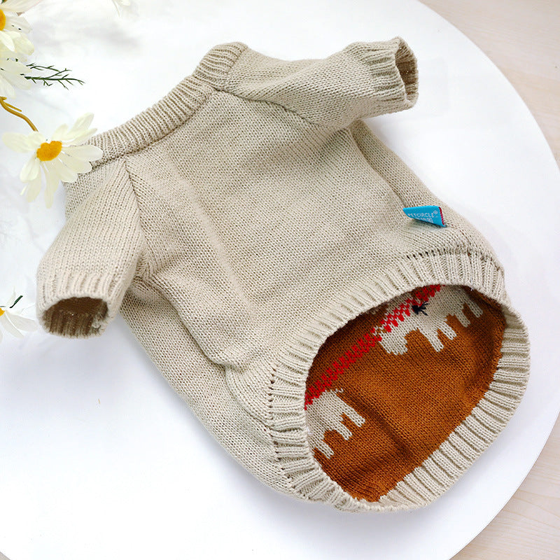 Cozy Festive Pet Christmas Sweater Holiday Apparel