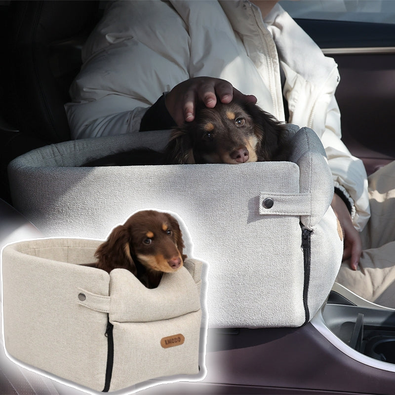 Portable Pet Car Seat Bed Carrier Safety Travel Bag