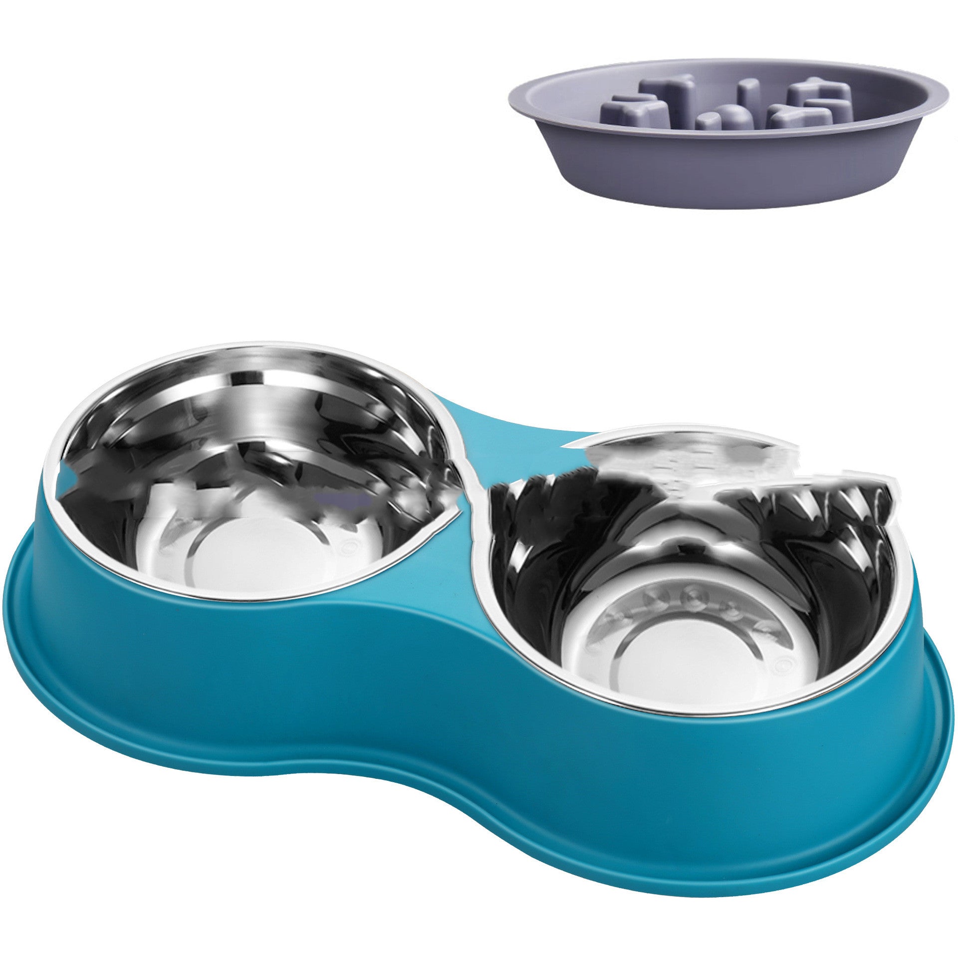 Slow-Feeding Removable Pet Food Bowl