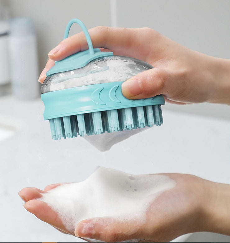 Pet Bath Massage Brush Gentle Grooming Tool