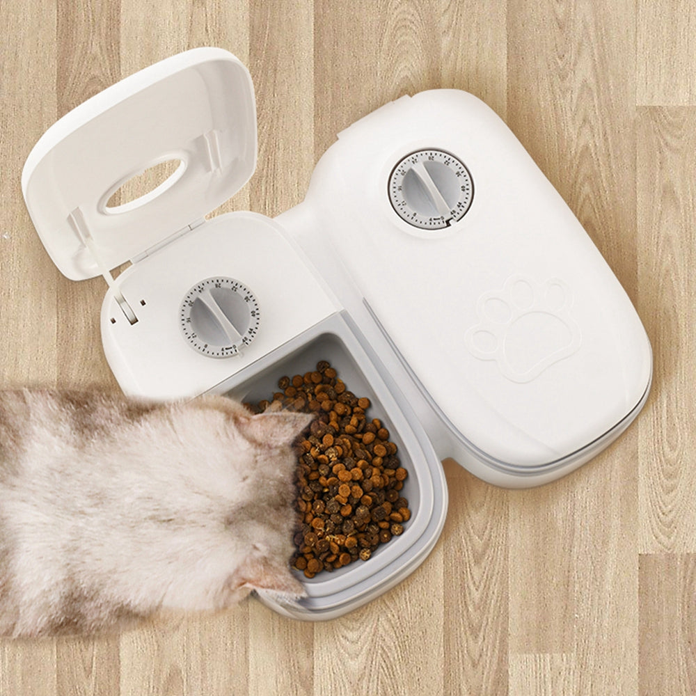 Automatic Smart Pet Food Dispenser With Timer Bowl