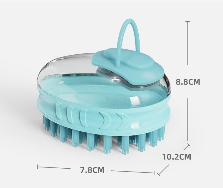 Pet Bath Massage Brush Gentle Grooming Tool