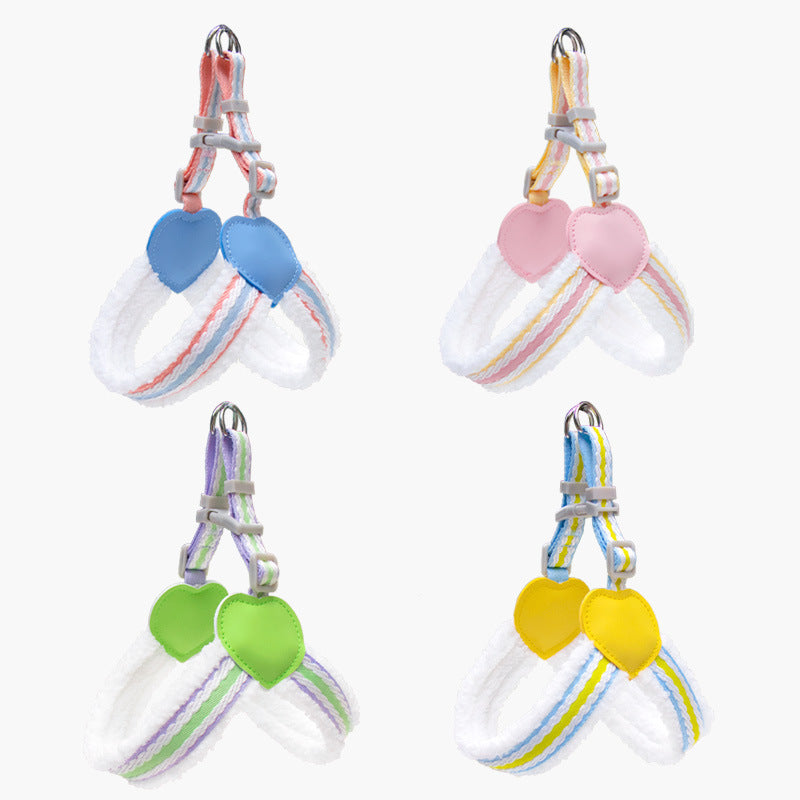 Pet Breathable Summer Chest Vest Leash Walking Harness