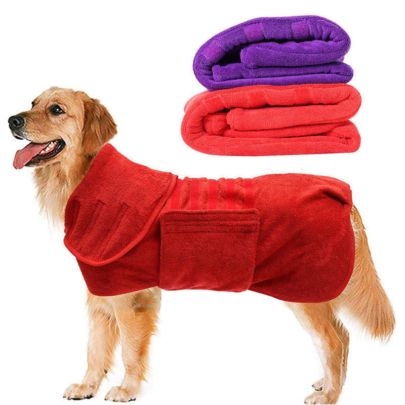 Super Absorbent Quick-Dry Pet Bath Towel Soft Fiber