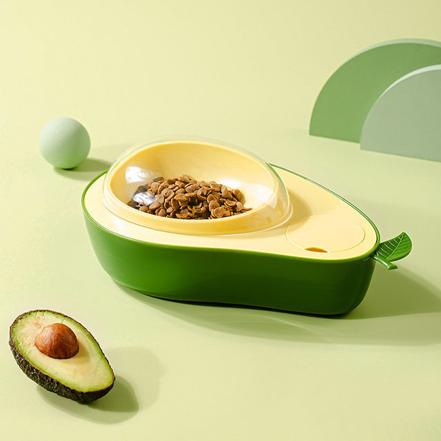 Automatic Avocado-Shaped Pet Water And Food Dispenser