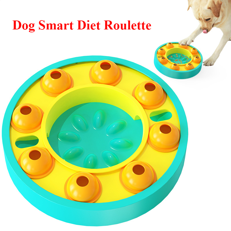 Interactive Puzzle Slow Feeder Pet Treat Dispenser