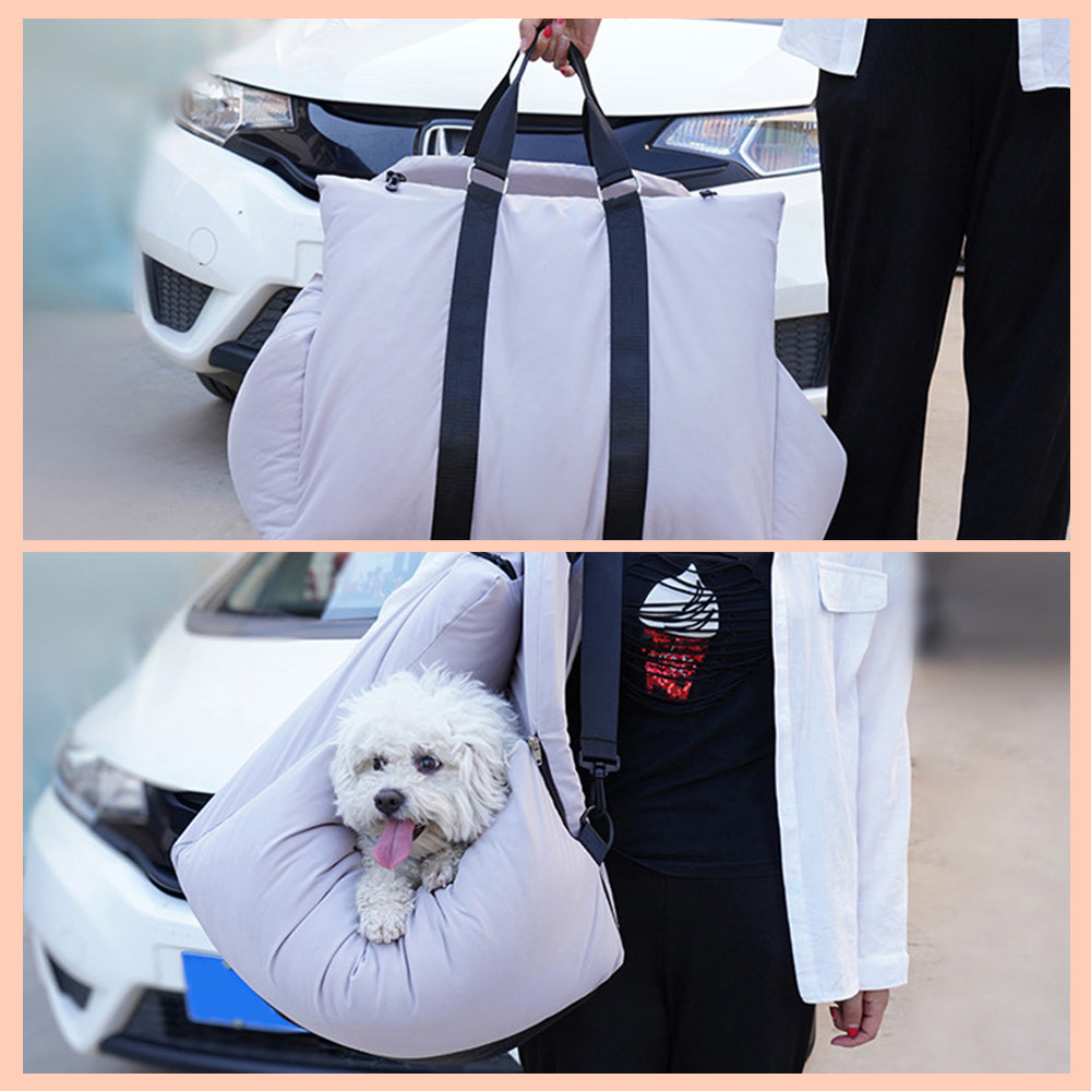 Simple Fashion Creative Pet Car Carrier Lightweight Travel Bag