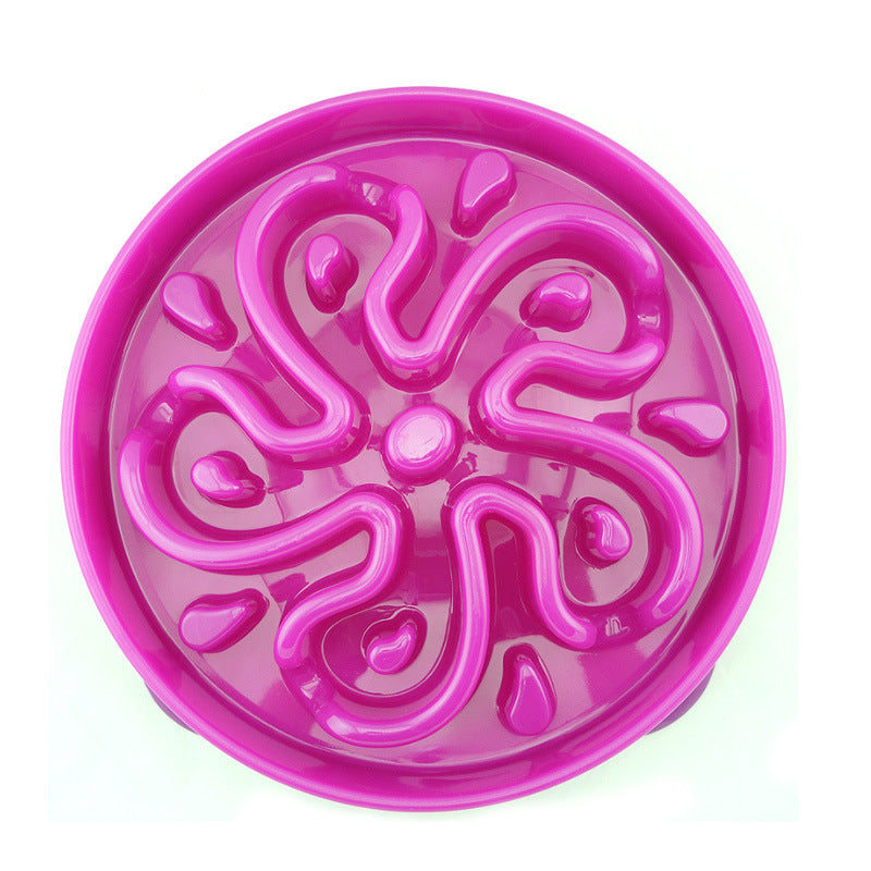 Slow-Feeding Anti-Choke Portable Pet Food Bowl