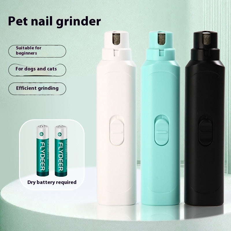 Electric Pet Nail Grinder Trimmer Battery-Powered Grooming Tool