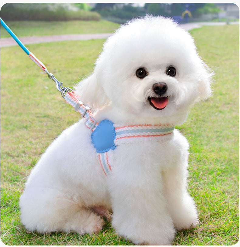 Pet Breathable Summer Chest Vest Leash Walking Harness