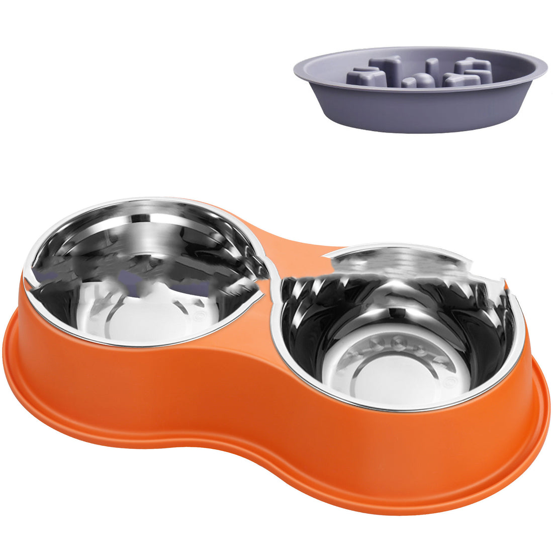 Slow-Feeding Removable Pet Food Bowl
