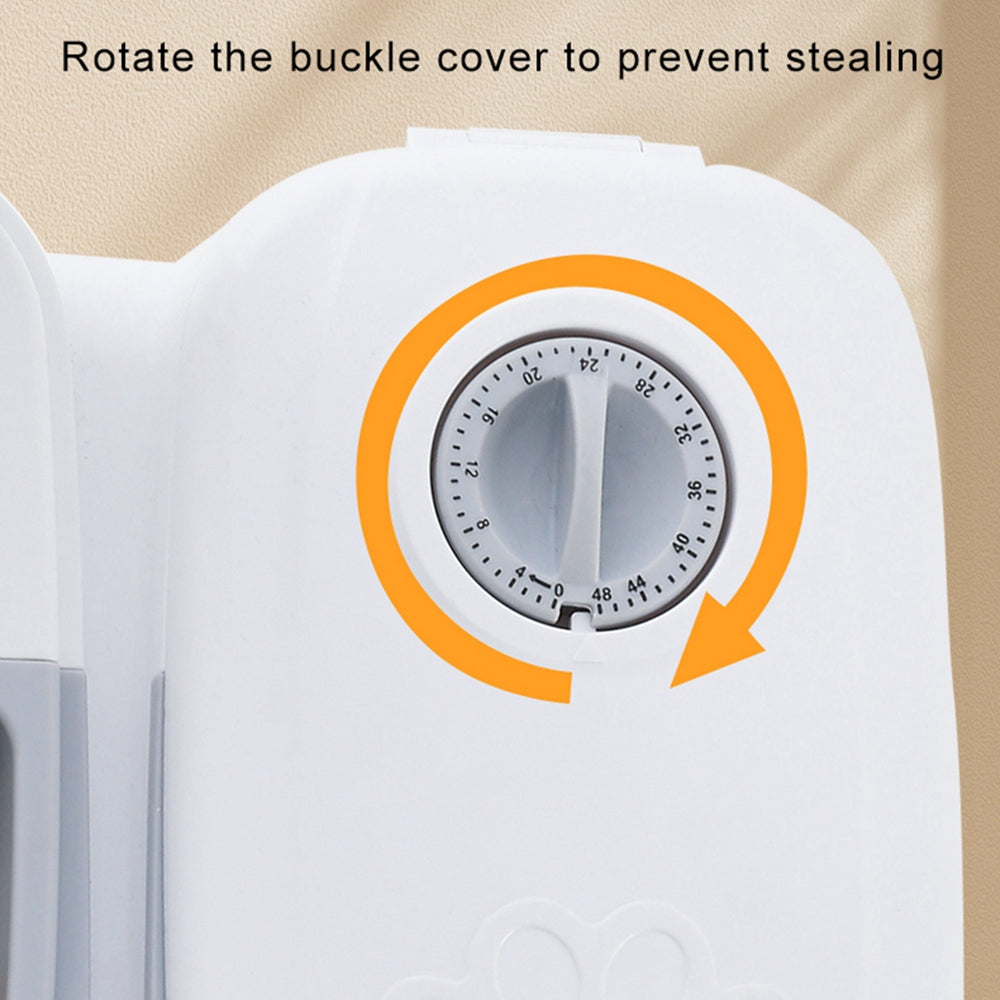 Automatic Smart Pet Food Dispenser With Timer Bowl