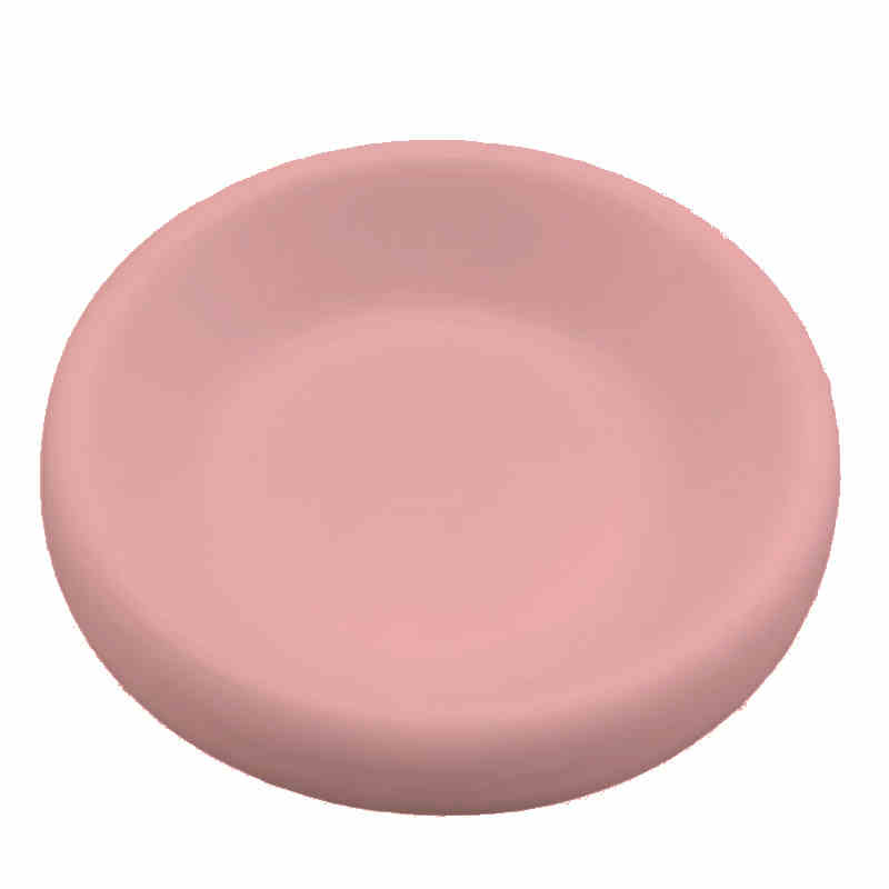 Solid Wood Base Ceramic Pet Feeding Bowl Durable Design