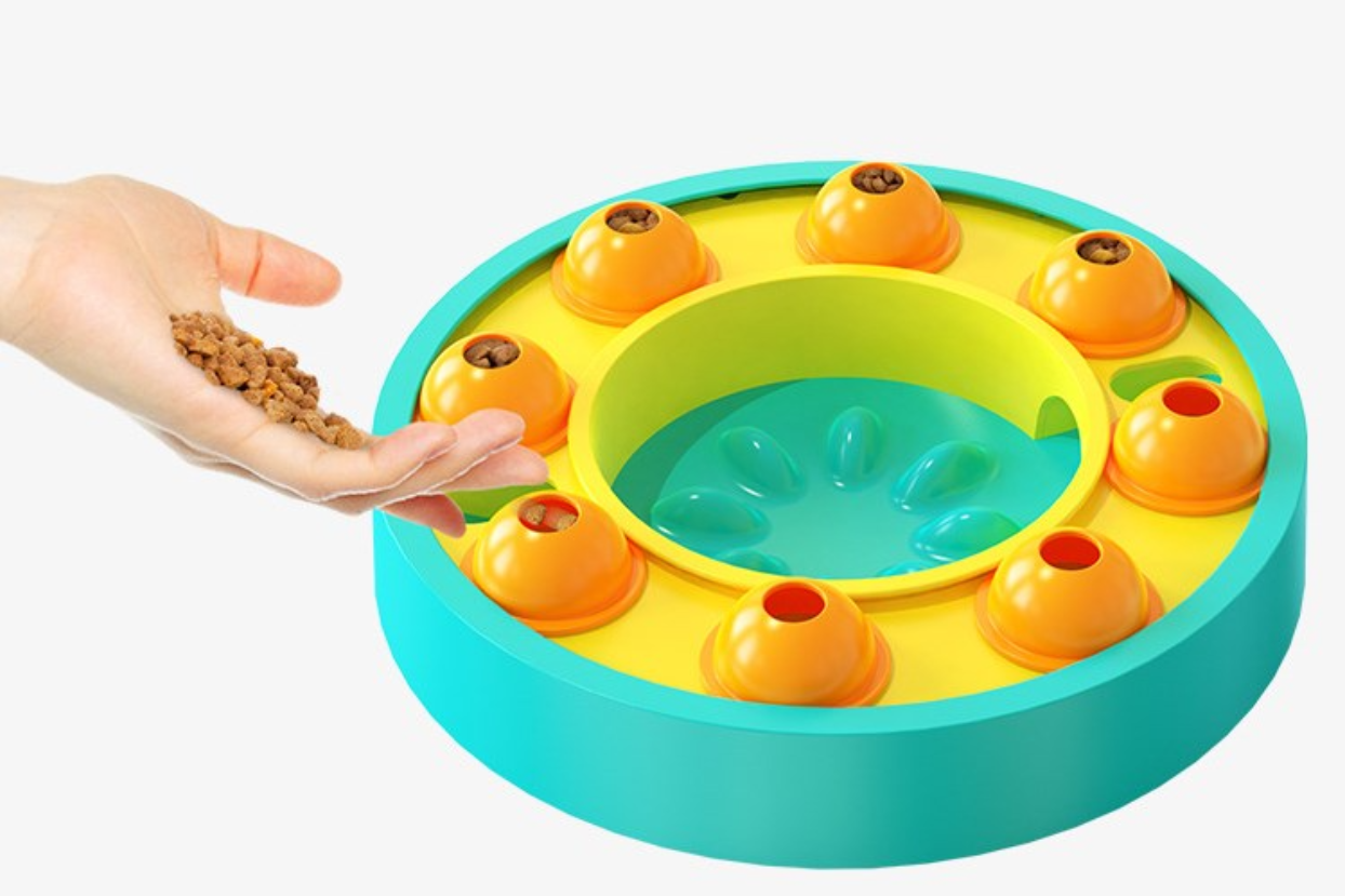 Interactive Puzzle Slow Feeder Pet Treat Dispenser