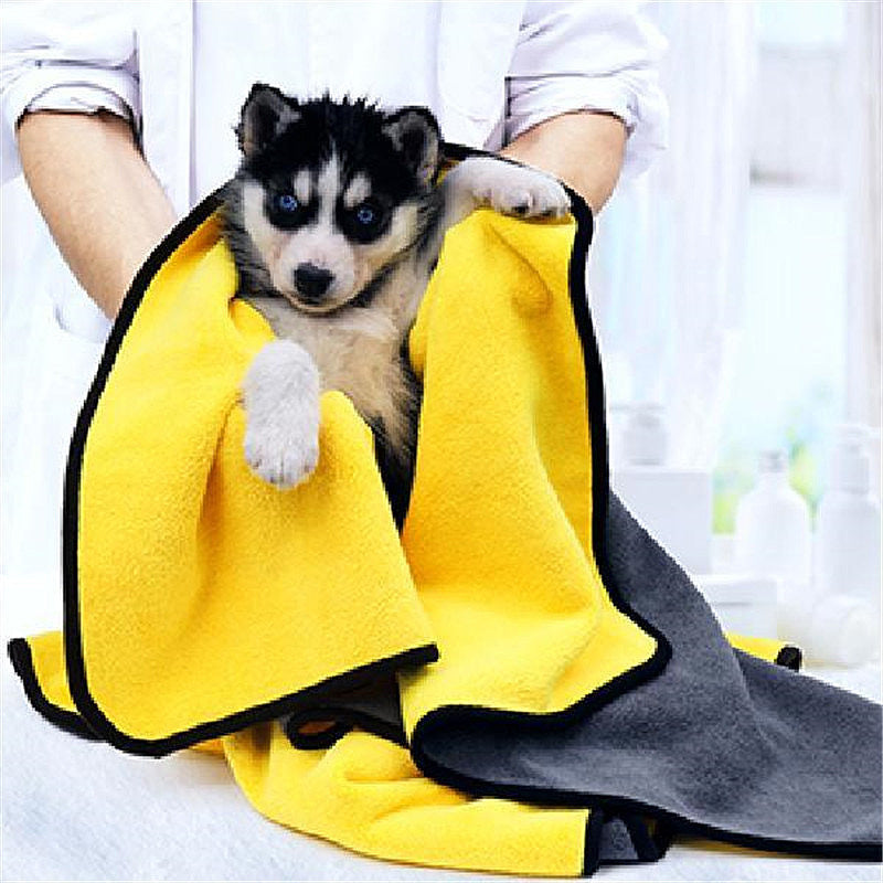 Plus-Size Super Absorbent Pet Bath Towel
