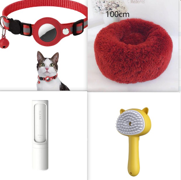 Multifunctional Rechargeable Pet Grooming Brush Self-Cleaning