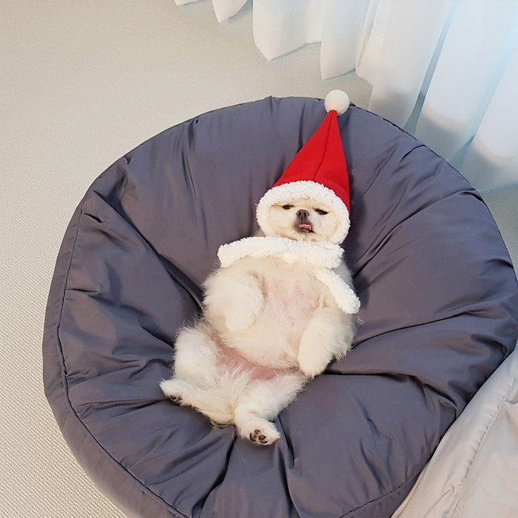Moisture Proof Removable Washable Large Round Pet Bed