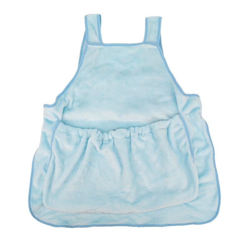 Outdoor Pet Carrier Apron Small Plush Travel Chest Bag