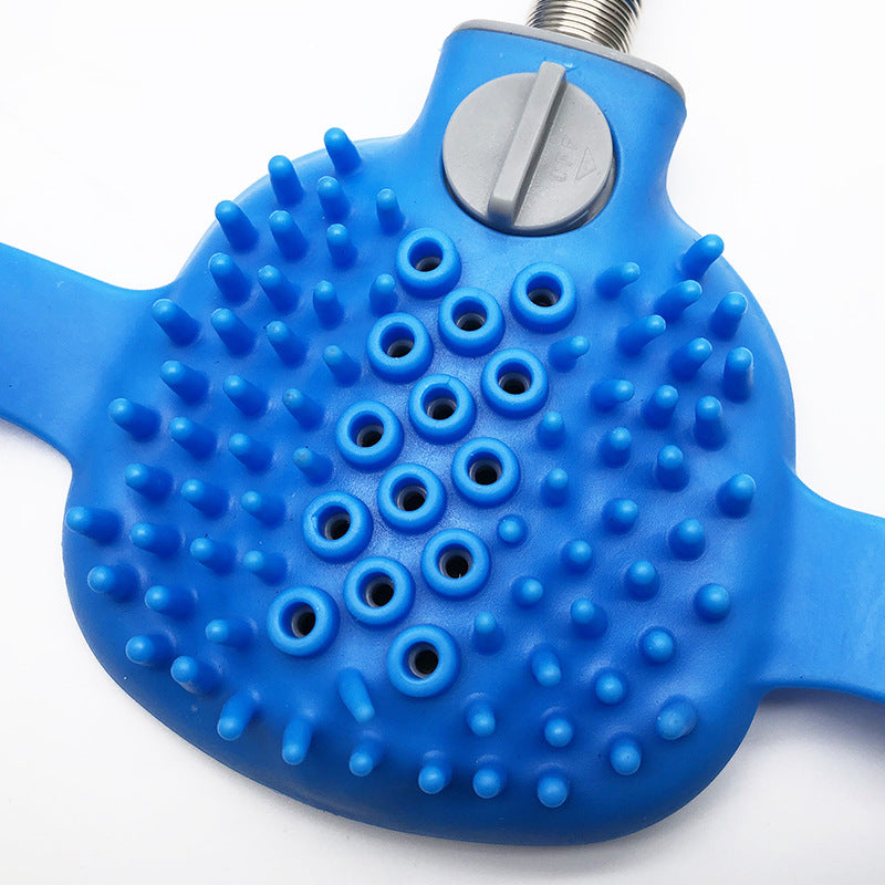 Outdoor Pet Bath Shower Brush Cleaning Tool