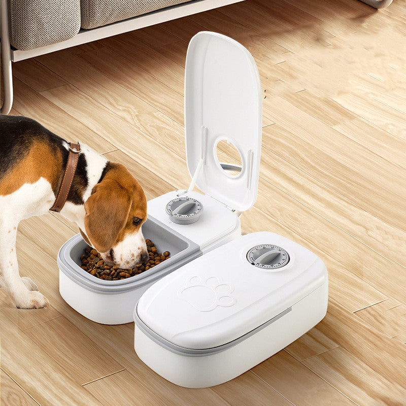 Automatic Smart Pet Food Dispenser With Timer Bowl